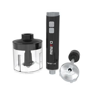 Mewto Grit-X Hand Blender 400W with Chopper attachment | Powerful DC Motor | Silent Operation | High-Grade SS Blade