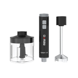 Mewto Grit-X Hand Blender 400W with Chopper attachment | Powerful DC Motor | Silent Operation | High-Grade SS Blade