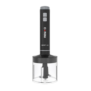 Mewto Grit-X Hand Blender 400W with Chopper attachment | Powerful DC Motor | Silent Operation | High-Grade SS Blade
