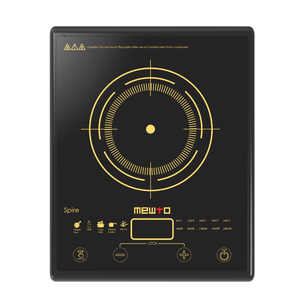 Mewto Spire Induction Cooktop 2000W Touch With Display