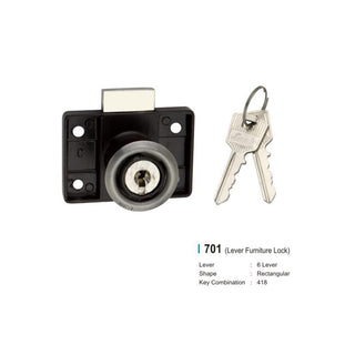 Link 701 Multipurpose Furniture Lock for Drawers & Cabinets Pack Of 1