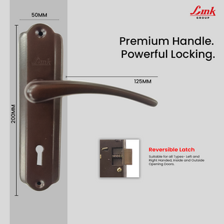 Link 1005 Mortise Set Lock 6 Levers Sleek PC | Special Offer