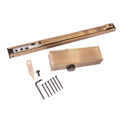 Link Door Closer 80 KG, Pelmet Arm Antique