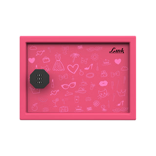 Link Smart My Safe Box – Premium Combination Lock Money Bank for Kids | No Keys or Batteries Needed | Durable Design, 5.7L Capacity | Fun, Colorful Safe for Saving | Pretty Pink Color
