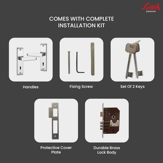 Link 2001 Mortise Set Bullet Lock 6 Lever Sleek SS | Special Offer