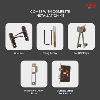 Link 1005 Mortise Set Lock 6 Levers Sleek PC | Special Offer
