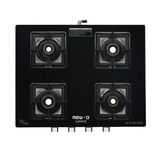 Mewto Lumina Gas Cooktop- SS Slim 4 Burner