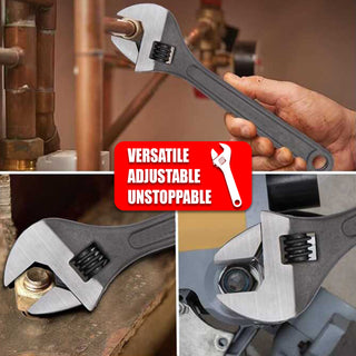 Prabal Tools Adjustable Wrench Black Finish 300MM