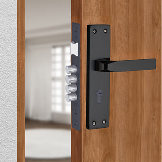 Link Mortise Handle Fixio CY 10" PLATE OSK BLACK
