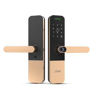  Link Smart Vitron Digital Biometric Door Lock (Mobile app with Wi-Fi, Gold) 