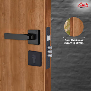 Link Mortise Handle Fixio ROSE BSK BLACK