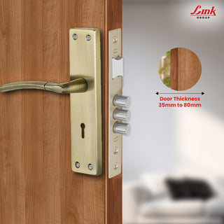 Link Mortise Handle Aurum KY 8" PLATE ANTIQUE