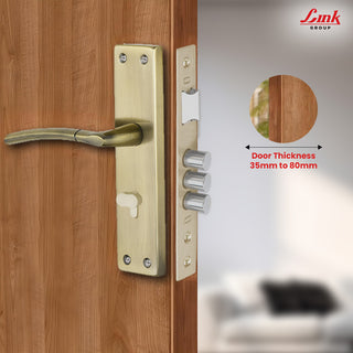 Link Mortise Handle Aurum CY 8" PLATE OSK ANTIQUE