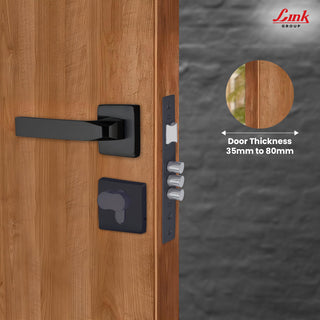 Link Mortise Handle Fixio ROSE OSK BLACK