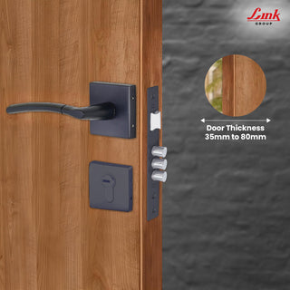 Link Mortise Handle Aurum ROSE BSK BLACK
