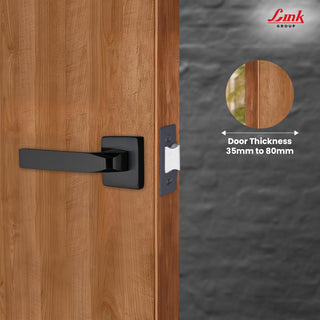 Link Mortise Handle Fixio BABY LATCH BLACK