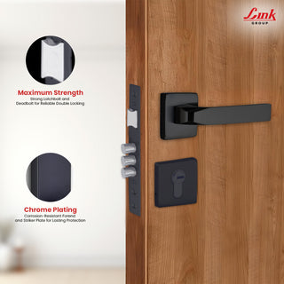 Link Mortise Handle Fixio ROSE OSK BLACK