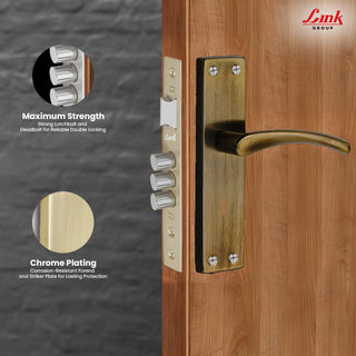 Link Mortise Handle Prima KY 8" PLATE ANTIQUE