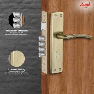 Link Mortise Handle Aurum CY 10" PLATE OSK ANTIQUE