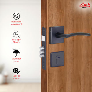 Link Mortise Handle Aurum ROSE BSK BLACK