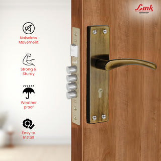 Link Mortise Handle Prima CY 10" PLATE OSK ANTIQUE