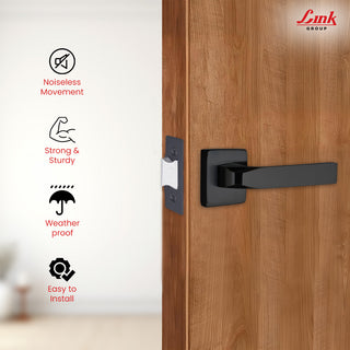 Link Mortise Handle Fixio BABY LATCH BLACK