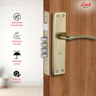 Link Mortise Handle Aurum CY 10" PLATE OSK ANTIQUE