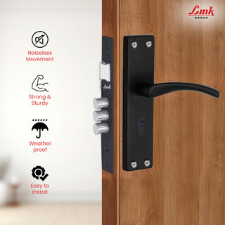 Link Mortise Handle Prima CY 8" PLATE OSK BLACK