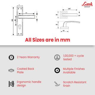 Link Mortise Handle Prima CY 10" PLATE BSK SS