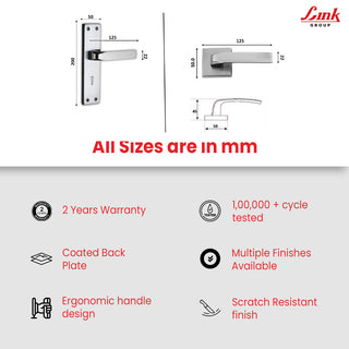 Link Mortise Handle Fixio CY 8" PLATE OSK SS