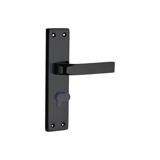 Link Mortise Handle Fixio CY 10" PLATE OSK BLACK