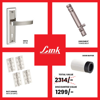 Link Prestige Door Fittings Onyz Handle Kit
