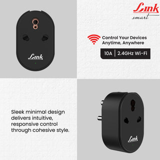 Link Smart NEO+ Wi-fi Smart plug 16A (Black)