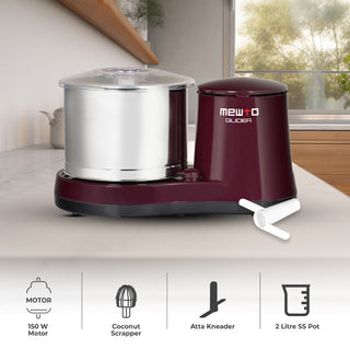  Mewto Glider Wet grinder 150W With Acc. 