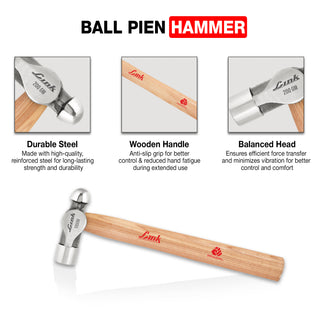Prabal Tools Ball Pien Hammer 200Gm