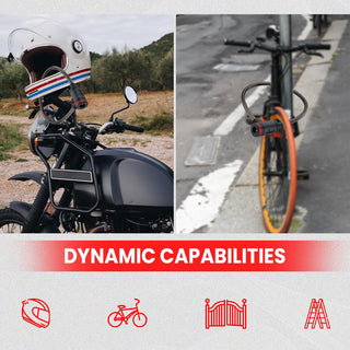 Link Heavy Duty Steel Cable Lock – 100cm Length, 7mm Thickness, Key Lock with 2 Keys – for Bikes, Cycles, Helmets, Scooters, Gates CL-03 | Pack of 1