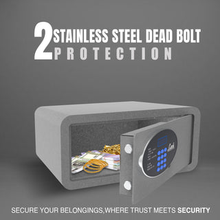 Link Smart Citron Safe Locker for Home | 28 Litres | Link Digital Lock | Link Locker Safe For Home | Master & User PIN Code Access | Tijori Locker | Grey COMBO