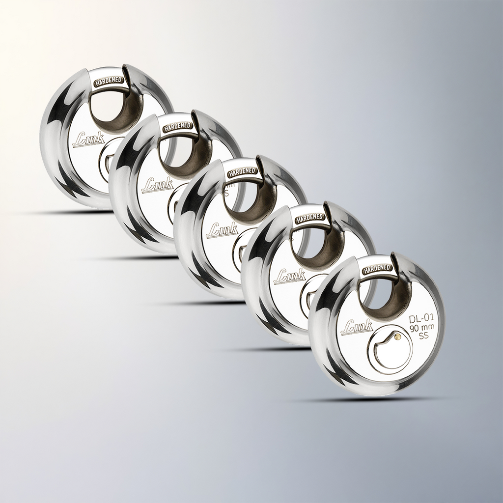 90MM Disc Lock Set India | 5PCS Padlock – Linkcart