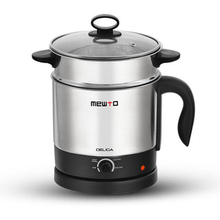 Link Mewto Delica Multi Kettle 600W – 1.5L Stainless Steel Kettle with Egg Boiler