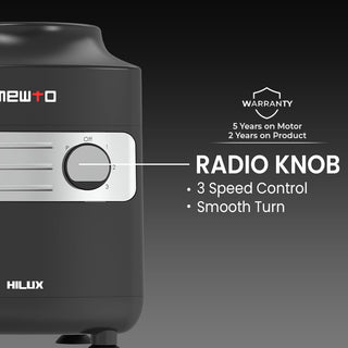 Mewto Hilux 750W Mixer Grinder | Powerful Durawind Motor, 3 Multi-Purpose Jars