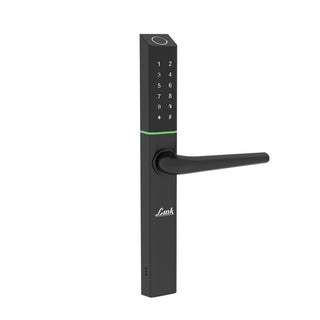Link Smart Slimtron Digital Biometric Door Lock for Aluminium frame door (Mobile app with Wi-Fi, Black)