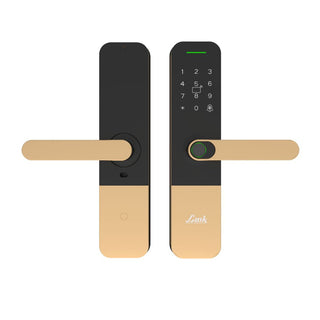 Link Smart Vitron Digital Biometric Door Lock (Mobile app with Wi-Fi, Gold) COMBO