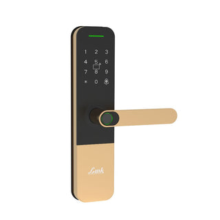 Link Smart Vitron Digital Biometric Door Lock (Mobile app with Wi-Fi, Gold) COMBO