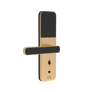 Link Smart Quantum Digital Biometric Door Lock (Mobile app with Wi-Fi, Gold) Combo