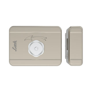 Link Smart Flexi Digital Biometric Rim Lock for Main Door (Mobile app with Wi-Fi, Black) COMBO