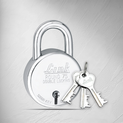 Link New Round BCP 75 MM Padlock