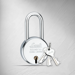 Link New Round BCP 50 MM Padlock- LS (Pack of 1)