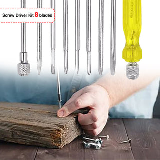 Plabal Tools Screw Driver Kit 8 Blade