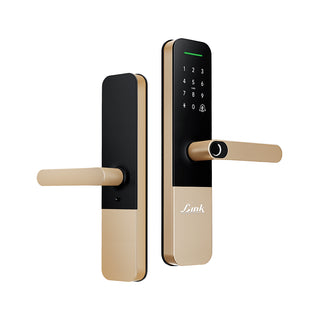 Link Smart Vitron Digital Biometric Door Lock (Mobile app with Wi-Fi, Gold) COMBO