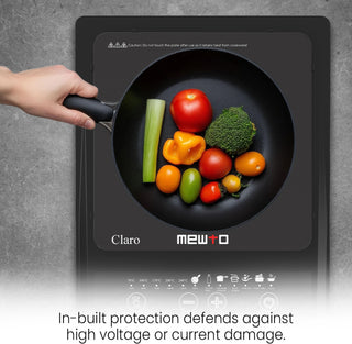 Mewto Claro Induction Cooktop 1200W Push Button